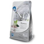Farmina N&D Dog Grain Free White Coat S meriahven & spirulinaga teraviljavaba kuivtoit v&auml;ikest t&otilde;ugu koertele valge karvkattega, 2 kg