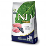 Farmina N&D Grain Free Adult M/L Lamb, Blueberry t&auml;iss&ouml;&ouml;t lambaliha ja mustikatega, 2.5 kg
