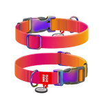 WAUDOG Smart ID koerarihm QR-passiga, taaskasutatud nailon, S-suurus, 25-35 cm x 15 mm, oranž