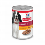 Hills Science Plan Adult 1-6 With Chicken konservid t&auml;iskasvanud koertele, 370 g