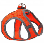 Dog Fantasy Harness Reflective XS rakmed kutsikatele, reguleeritav, oranž, 32-36 cm