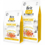 Brit Care Cat Grain-Free Haircare Healthy And Shiny Coat teravaba kuivtoit t&auml;iskasvanud kassidele, kellel on n&otilde;udlik karvkatte hooldus, 2 kg
