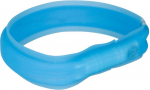 Trixie Flash Light Band USB helkuriga LED kaelarihm koertele, sinine, M-L, max 50 cm, 30 mm