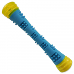 Dog Fantasy Magic Stick L m&auml;nguasi koertele pasunaga ja helendava funktsiooniga, kollane/sinine, 32 cm