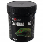 Repti Planet t&auml;iends&ouml;&ouml;t Calcium + D3 125g &ndash; kaltsium roomajatele