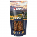 Ontario Protein Chew Snack Small Rolls with Beef n&auml;rimiskommid koertele, 12,7 cm, 2 tk.