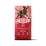 Carnilove Active Dog Dry Venison & Reindeer & Wild Boar kuivtoit v&auml;ga aktiivsetele koertele hirveliha, p&otilde;hjap&otilde;draliha ja metssealihaga, 12 kg