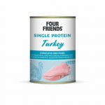 Four Friends Single Protein Turkey m&auml;rgtoit koertele kalkunilihaga, 400 g
