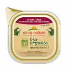 Almo Nature Bio Organic veisepate k&ouml;&ouml;giviljadega t&auml;iskasvanud koertele, 100 g