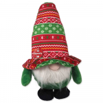 Dog Fantasy Winter Tale P&auml;kapikk Squeaky pehme j&otilde;ulum&auml;nguasi koertele, roheline ja punane, 30 cm