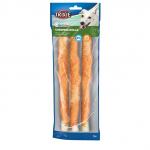 Trixie Chewing Rolls With Chicken n&auml;rimiskont maiustused koertele kanaga, 17 cm, 3 tk. x 140 g