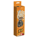 Little One Sticks for Hamsters, Rats, Mice And Gerbils With Fruit And Nuts maiustusvardad n&auml;rilistele puuviljade ja p&auml;hklitega, 2x60 g