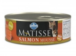 Farmina Matisse Cat Mousse Salmon m&auml;rgtoidu vaht t&auml;iskasvanud kassidele, 85 g