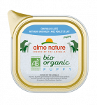 Almo Nature Bio Organic Puppy kanapate piimaga kutsikatele, 100 g