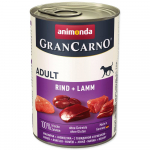 Animonda Gran Carno Adult Beef And Lamb m&auml;rgtoit t&auml;iskasvanud koertele veiseliha ja lambalihaga, 400 g