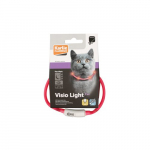 Flamingo VISIO LED kaelarihm kassile, laetav, roosa, 35 cm