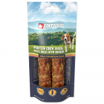 Ontario Protein Chew Snack Small Rolls With Chicken maius koertele k&otilde;rge valgusisalduse ja kollageeniga, 12,7 cm, 2 tk.