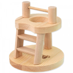 Epic Pet ronimiskonstruktsioon n&auml;rilistele, naturaalne puit, 11 cm