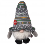 Dog Fantasy M&auml;nguasi Winter Tale p&auml;kapikk squeaky hall pl&uuml;&uuml;sist m&auml;nguasi koertele piiksuva heliga, hall, 30 cm