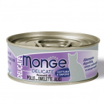 Monge Delicate Chicken With Omelette And Whitebait konserv t&auml;iskasvanud kassidele, 80 g