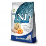 Farmina N&D Grain Free Puppy Medium Maxi Cod Pumpkin Melon teraviljavaba kuivtoit kutsikatele ja tiinetele v&otilde;i imetavatele emastele keskmistele ja suurtele t&otilde;ugudele, 2.5 kg