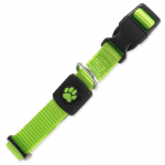 Active Dog Collar Premium S lime nailonist kaelarihm v&auml;ikestele t&otilde;ugudele, reguleeritav, 1,5x27-37 cm