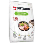 Ontario Cat Hairball teraviljavaba kuivtoit t&auml;iskasvanud kassidele karvapallide vastu, 2 kg