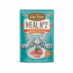 Cat Fest Meal Nr2 Tuunikala krevettidega mahedas želees konserveeritud m&auml;rg t&auml;iends&ouml;&ouml;t t&auml;iskasvanud kassidele, tuunikalaga ja krevettidega, 50 g