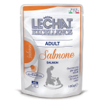 LeChat Excellence Wet Adult With Salmon m&auml;rgtoit t&auml;iskasvanud kassidele l&otilde;hega, 100 g