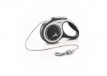 Flexi New Comfort XS linta koertele, 3 m, must