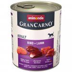 Animonda Gran Carno Adult Beef And Lamb m&auml;rgtoit t&auml;iskasvanud koertele, 800 g