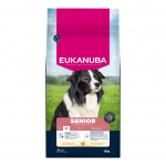Eukanuba Senior Medium Chicken kuivtoit keskmistele seeniorkoertele kanaga, 15 kg