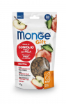 Monge Gift Cat Meat Minis Dental Adult Rabbit With Apple maiustus kassidele k&uuml;&uuml;liku ja &otilde;unaga, 50 g