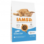 IAMS Cat Adult Ocean Fish kuivtoit t&auml;iskasvanud kassidele ookeani kalaga, 10 kg