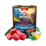 Ontario Adult Beef Pate Flavoured with Spirulina konservid t&auml;iskasvanud koertele, 800 g
