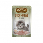 CatFest Kitten Duck Meat Mousse m&auml;rg t&auml;iendtoit pardi lihaga, vahutav tekstuur, kassipoegadele, 70 g