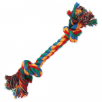 Dog Fantasy 2 Knots Rope Toy m&auml;nguasi koertele puuvillakiududest, 25 cm