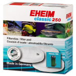 Eheim valge peenfilteripadi akvaariumile classic 250 (2213), 3 tk.
