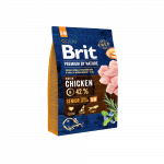 Brit Premium By Nature Senior S/M Kana kuivtoit v&auml;ikestele ja keskmistele koertele, 3 kg