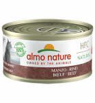 Almo Nature HFC Natural veiseliha konservid t&auml;iskasvanud kassidele, 70 g