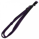 Active Dog Leash Strong XS rihm miniatuursetele koertele, nailon, helkuriga, lilla, 1x120 cm