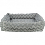 Trixie Vital Loki Bed ringlussev&otilde;etud ruudukujuline koera- ja kassipesa, hall, 50x35 cm