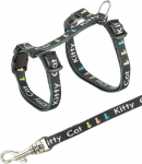 Trixie Kitten Harness With Lead nailonist rakmed kassipoegadele koos rihmaga, 21&ndash;33 cm, 8 mm, 1.20 m