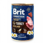 Brit Premium by Nature Turkey with Liver m&auml;rgtoit t&auml;iskasvanud koertele, 400 g