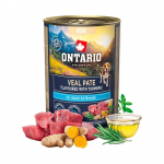 Ontario Veal Pate Flavoured With Turmeric konservid t&auml;iskasvanud koertele, 400 g