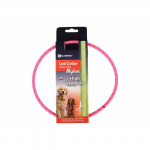 Flamingo LED kaelarihm helkuriga Visio Pink, 33-63,5 cm, 8 mm