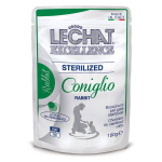 LeChat Excellence Wet Sterilized with Rabbit m&auml;rgtoit steriliseeritud kassidele, t&uuml;kkidena, 100 g