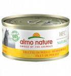 Almo Nature HFC Natural Kanafilee konservid kassidele kanalihafileega, 70 g