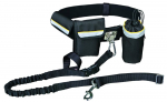 Trixie Waist Belt With Leash jooksuv&ouml;&ouml; rihmaga, v&ouml;&ouml; suurus 60&ndash;120 cm/40 mm, rihma pikkus 1.00&ndash;1.35 m/25 mm, must/grafiit