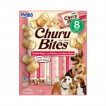 Inaba Churu Bites Chicken Rolls With Salmon t&auml;iends&ouml;&ouml;t koertele kanast ja l&otilde;hest, 96 g